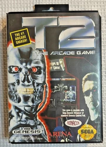 Sega Genesis - Terminator 2 T2 The Arcade Game - (1992)