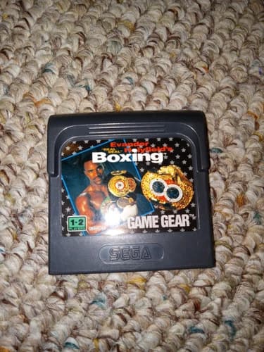 SEGA Game Gear - Evander Holyfield's "Real Deal" Boxing Cartridge Only