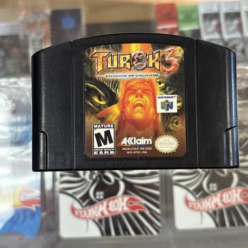 Turok 3 Shadow of Oblivion Nintendo 64 N64 Cartridge Only Authentic - Tested