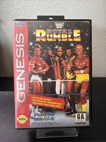 WWF Royal Rumble (Sega Genesis, 1993) CIB Tested Working