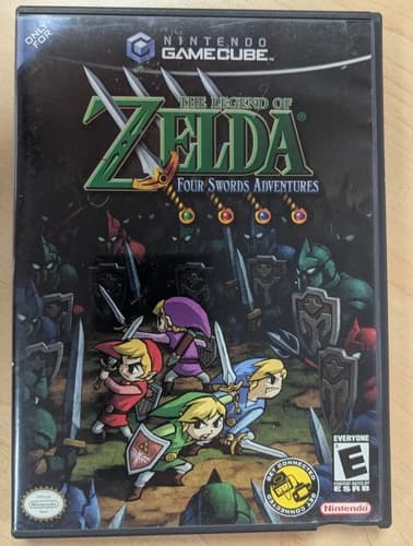 The Legend of Zelda: Four Swords Adventures (GameCube, 2004) Complete in Box