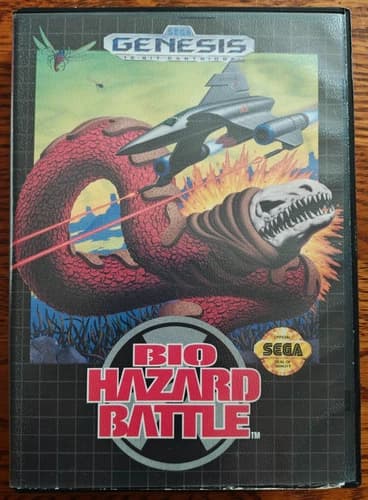 Bio-Hazard Battle (Sega Genesis, 1992) CIB Complete w/ Manual Tested