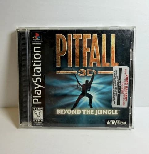 Pitfall 3D: Beyond the Jungle (Sony PlayStation 1) PS1 Complete CIB - Tested