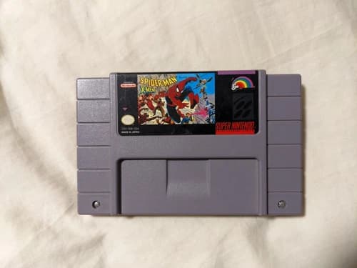 Spider-Man X-men Arcades Revenge - SNES Super Nintendo Spiderman Xmen - Tested