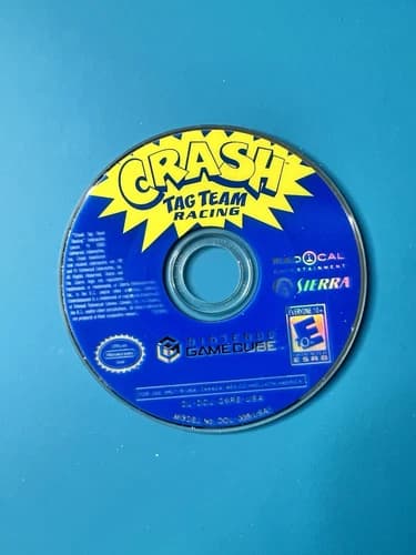 Crash: Tag Team Racing, Disc Only - Tested And Works (Nintendo GameCube, 2005)