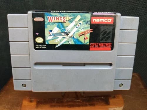 Wings 2 Aces High Super Nintendo Snes Tested Authentic