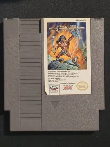 Conan: The Mysteries of Time Nintendo Entertainment System NES - Tested & Works