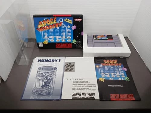 Space Invaders (Super Nintendo SNES, 1997) Complete in Box CIB