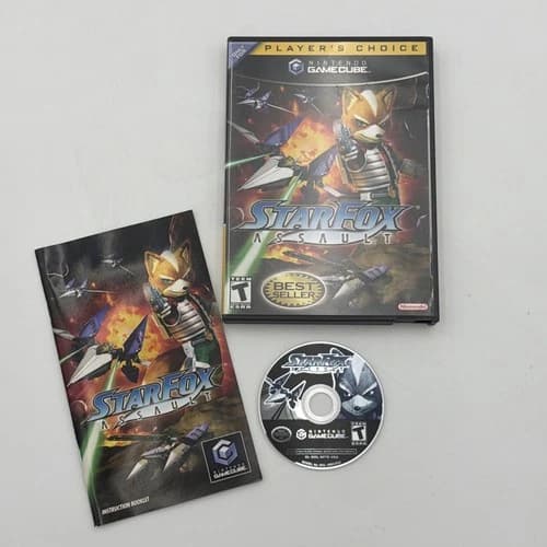 Star Fox Assault Nintendo GameCube CIB Manual Tested Scratch Free