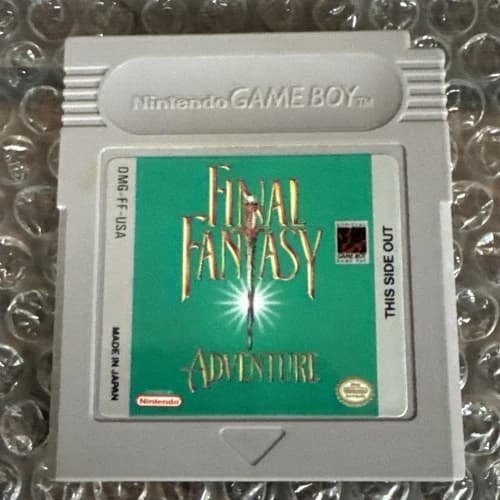 Original Final Fantasy Adventure (Nintendo Game Boy, 1991) Excellent Condition