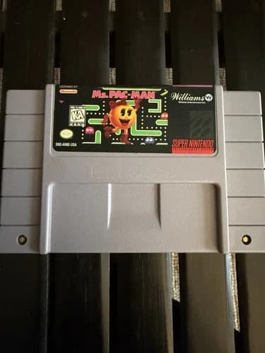 Super Nintendo Entertainment System Ms. PAC-MAN SNES 1996