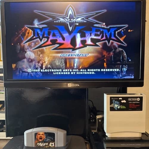 WCW Mayhem (Nintendo 64 N64, 1999)