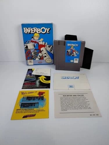 Paperboy (Nintendo NES) True CIB - Tested - Free Shipping - All Inserts