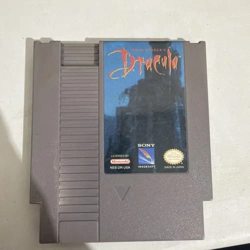 Bram Stoker's Dracula Nintendo NES 1993 Authentic Cartridge only Tested Works