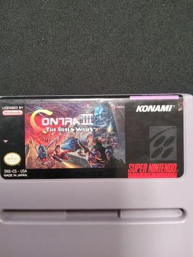 Super Nintendo Contra III the Alien Way