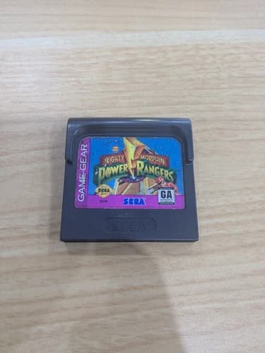 O1 Mighty Morphin Power Rangers Sega Game Gear Cartridge Only