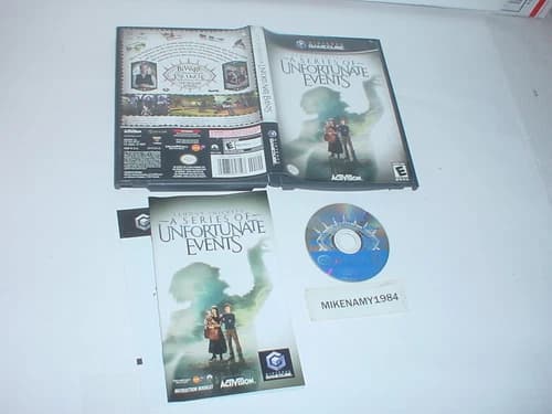 LEMONY SNICKET'S: SERIES OF UNFORTUNATE EVENTS game complete - Nintendo GAMECUBE