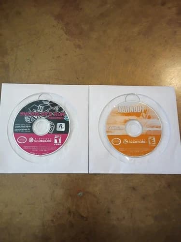Burnout/ Smugglers Run Warzone Nintendo Gamecube Disc Only Tested Work