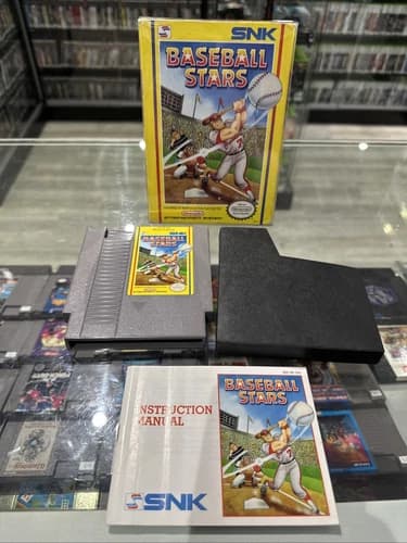 Baseball Stars (Nintendo Entertainment System, 1989) NES CIB Complete Tested!