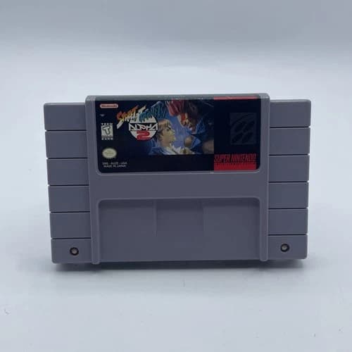 STREET FIGHTER ALPHA 2 SNES GAME GOOD CONDITION