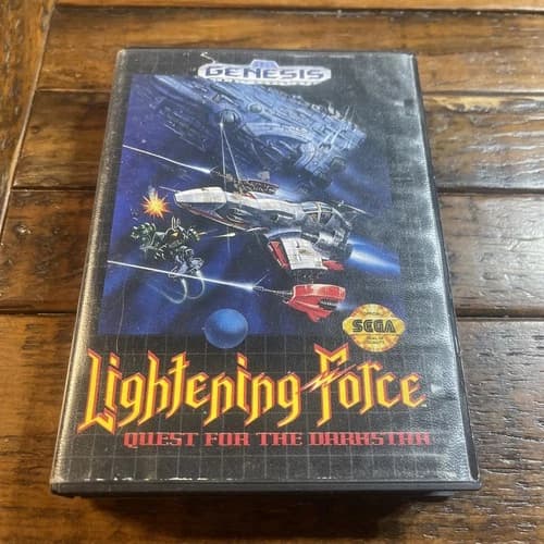 Lightening Force: Quest for the Darkstar (SEGA GENESIS) Complete With Manual