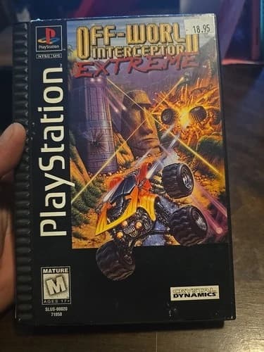 Off-World Interceptor Extreme (PS1) Long Box - CIB - TESTED