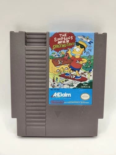 The Simpsons: Bart vs. the Space Mutants (Nintendo NES, 1991) Tested Mint Rare