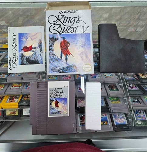 King's Quest V (Nintendo NES) - Complete/CIB! - TESTED!