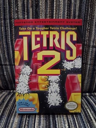 Tetris 2 NES Complete in Box (CIB) - TESTED AND GREAT CONDITION