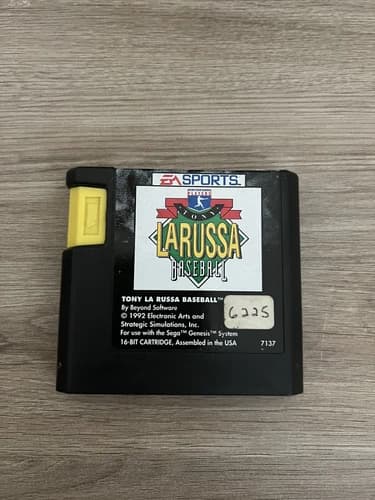 Tony La Russa Baseball (Sega Genesis, 1993)