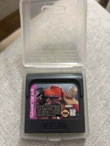 Foreman For Real Sega Game Gear