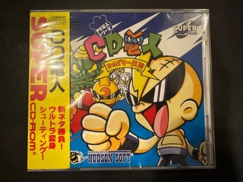 PCE Works Super Air Zonk - CD Denjin for TurboGrafx/ PC Engine CD/ Analogue Duo
