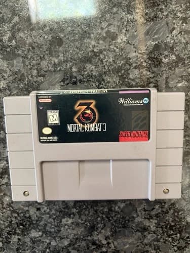 Mortal Kombat 3 (Super Nintendo). Game Only. Tested And Works