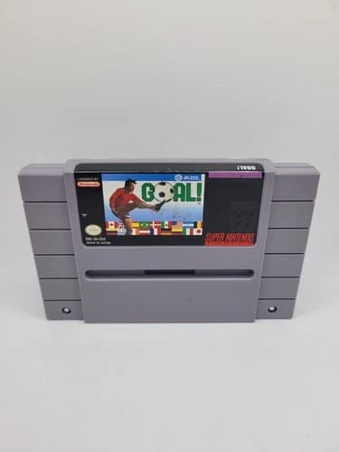 Jaleco Goal! - Super Nintendo SNES - Tested & Working - Fast Shipping!