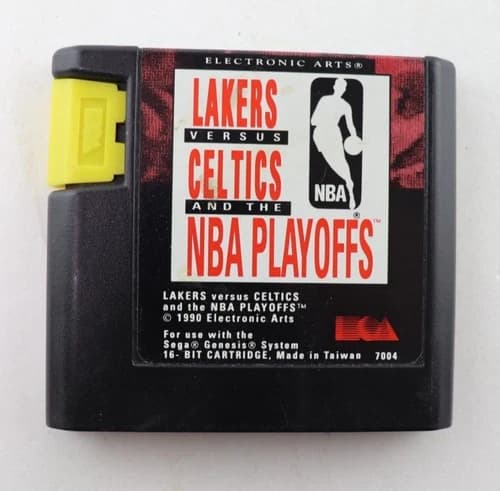 Lakers vs. Celtics and the NBA Playoffs (Sega Genesis, 1990) Cart Only Tested