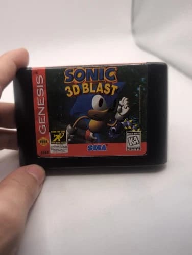 Sonic 3D Blast Sega Genesis Tested Working