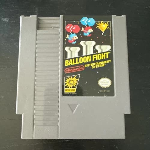 Balloon Fight Nintendo NES. Game Only. Working.