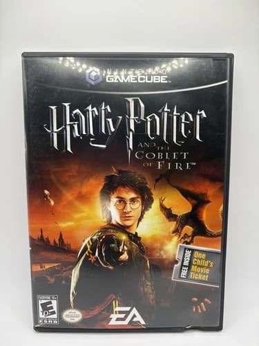 Harry Potter and the Goblet of Fire Nintendo GameCube, 2005 CIB W/ Movie Ticket