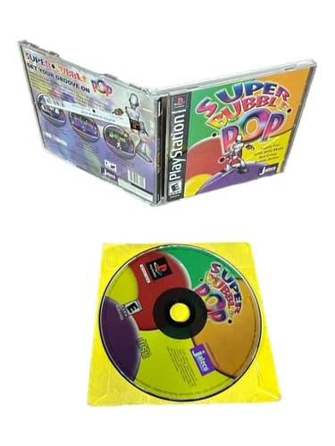 Sony PlayStation 1 PS1 CIB COMPLETE TESTED SUPER BUBBLE POP