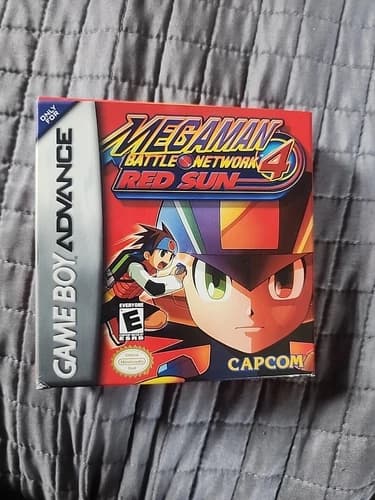 ⚡️Mega Man Battle Network 4 :Red Sun Complete In Box Cib With Registration!⚡️
