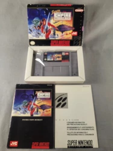 Super Star Wars: The Empire Strikes Back, SNES, Complete, Authentic!