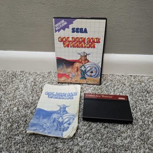 Golden Axe Warrior (Sega Master, 1991) Complete CIB