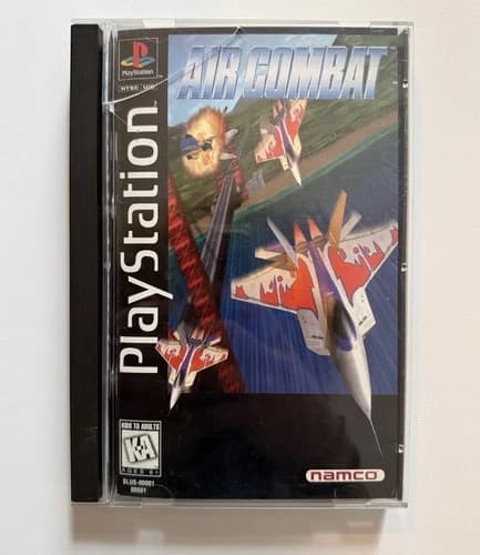 Air Combat (Sony PlayStation 1 PS1) Long Box Complete CIB