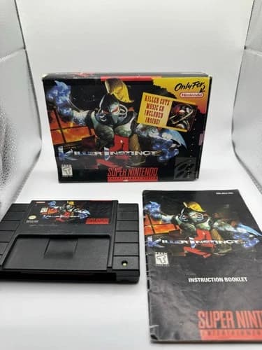 Killer Instinct (Super Nintendo Entertainment System, 1995) CIB NO CD