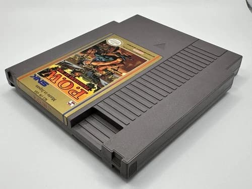 P.O.W. Prisoners of War Authentic Cartridge Nintendo NES Tested PINS CLEANED