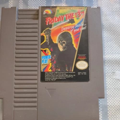 Friday The 13th - Nintendo Entertainment System Nes - Game Cartridge Tested
