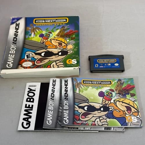 Codename: Kids Next Door Operation: S.O.D.A. (Game Boy Advance GBA) CIB! TESTED!