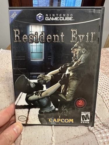 Resident Evil (Nintendo GameCube) CIB Complete In Box Black Label Tested & Works