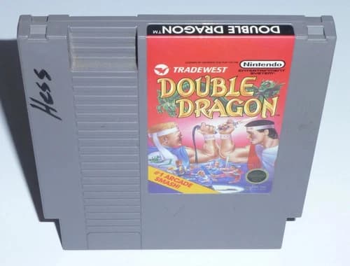 Double Dragon (Nintendo NES Authentic Game) Cleaned Tested Working