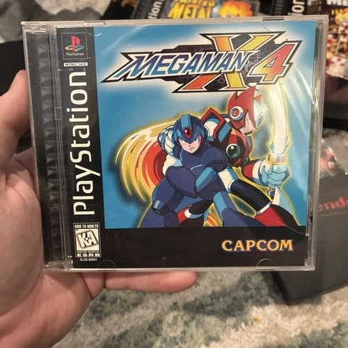 Mega Man X4 (Sony PlayStation 1, 1997) CIB